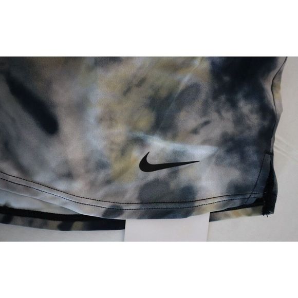 Nike NESSC331 001 Women's Sz Large Black Tie Dye Lined Swim Shorts $58+ - Picture 5 of 9